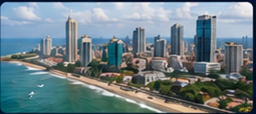 Sri Lankan city view